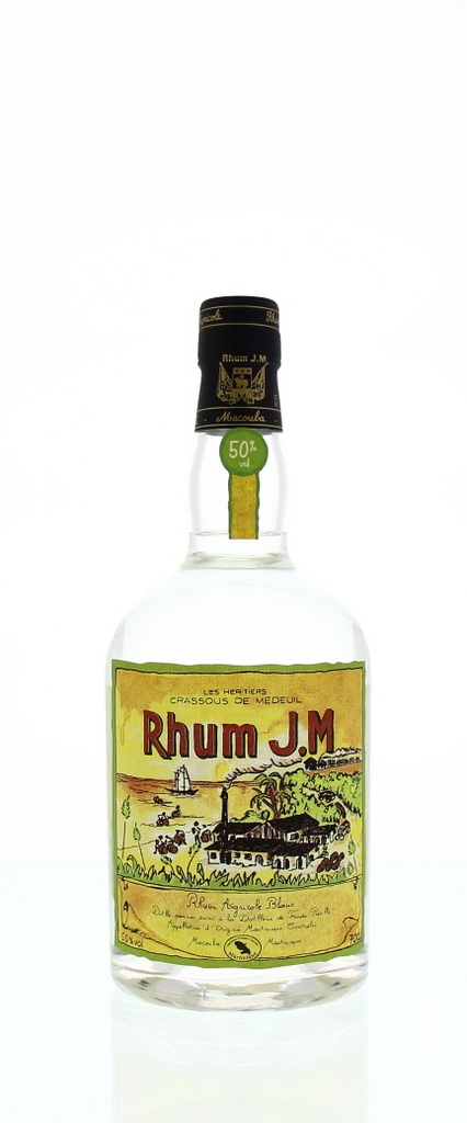 J.M Rhum Agricole Blanc 70cl 50º (R) x6