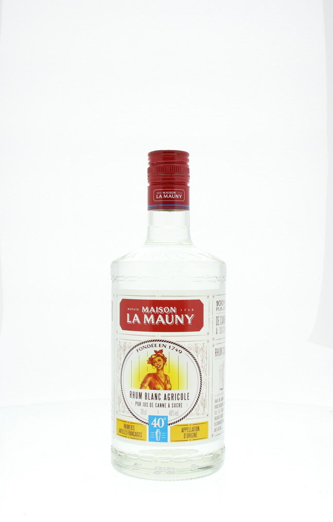 La Mauny Rhum Blanc Agricole 70cl 40º (R) x6