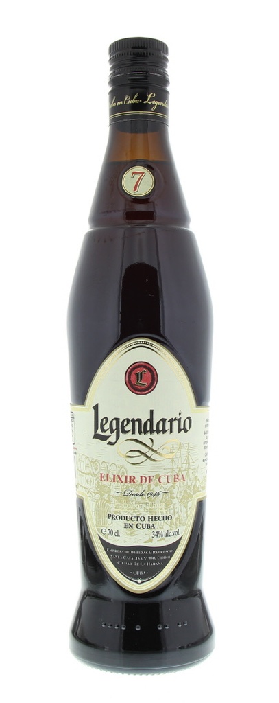 Legendario Elixir  de Cuba7 YO 70cl 34º (R) x6