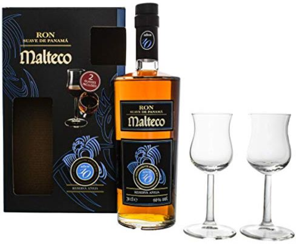 Malteco 10 YO + 2 Glasses 70cl 40º (R) x6