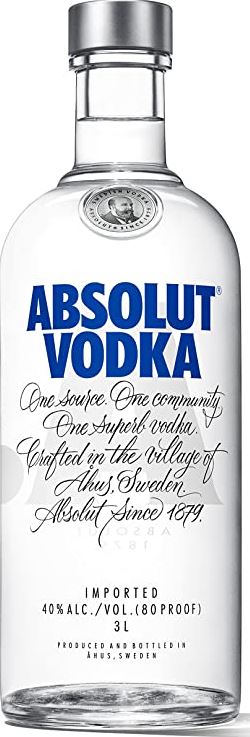 Absolut Blue 300cl 40º (R) x1
