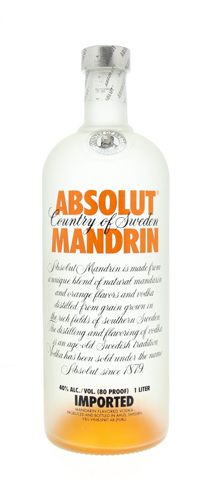 Absolut Mandrine 100cl 40º (R) x12