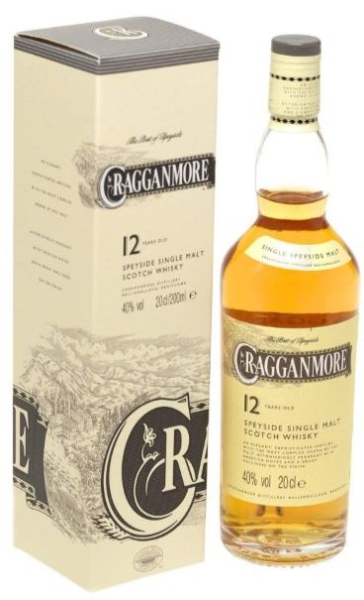 Cragganmore 12 YO 20cl 40º (R) GBX x24
