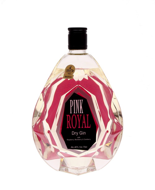 Pink Royal Dry Gin 70cl 40º (R) x6