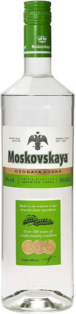 Moskovskaya 100cl 38º (NR) x6