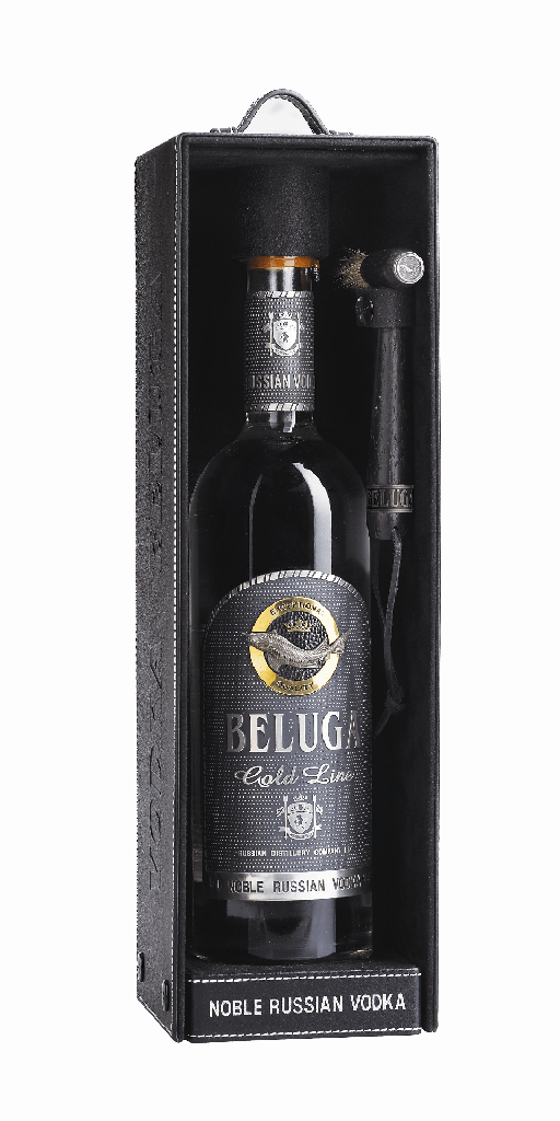 Beluga Gold Line Leather 70cl 40º (R) x6