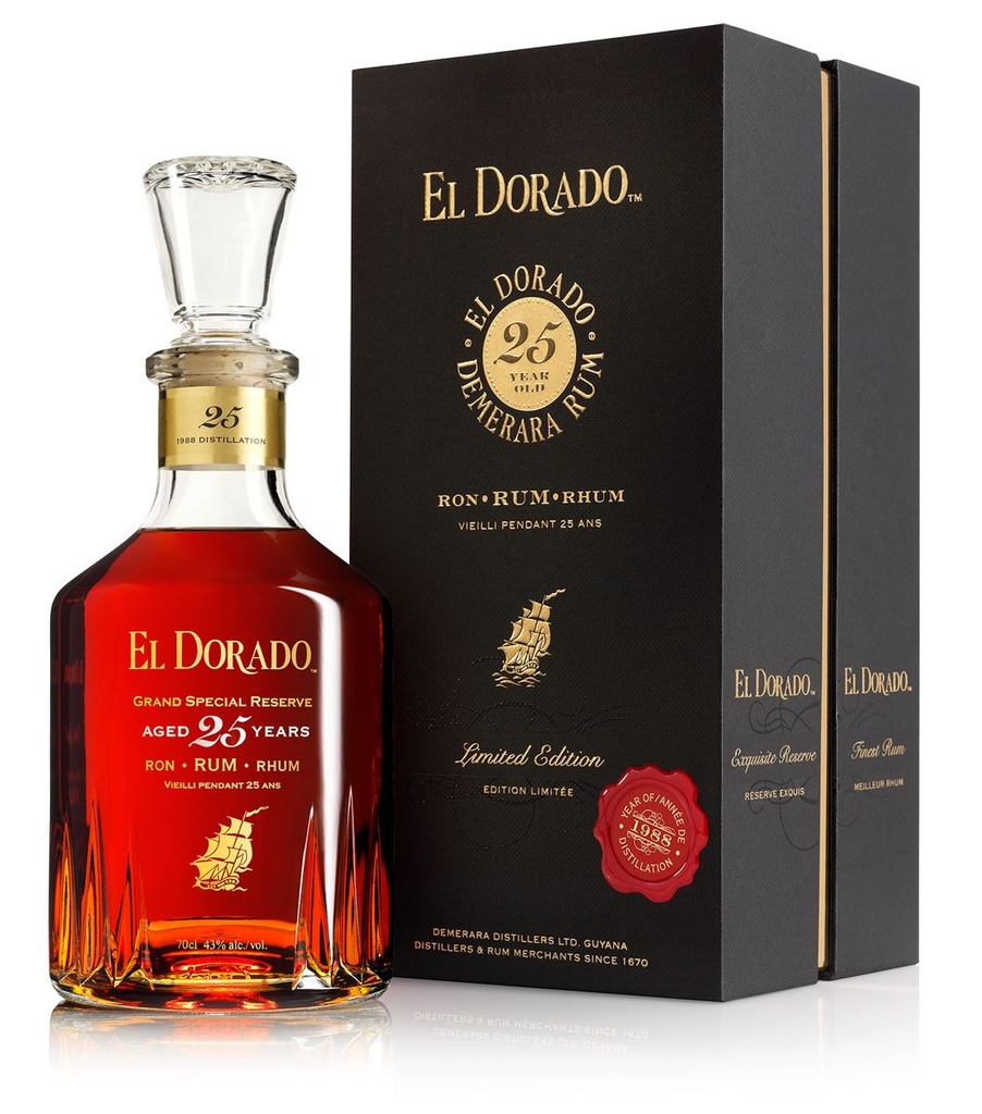 El Dorado aged 25 YO 70cl 40º (R) GBX x6