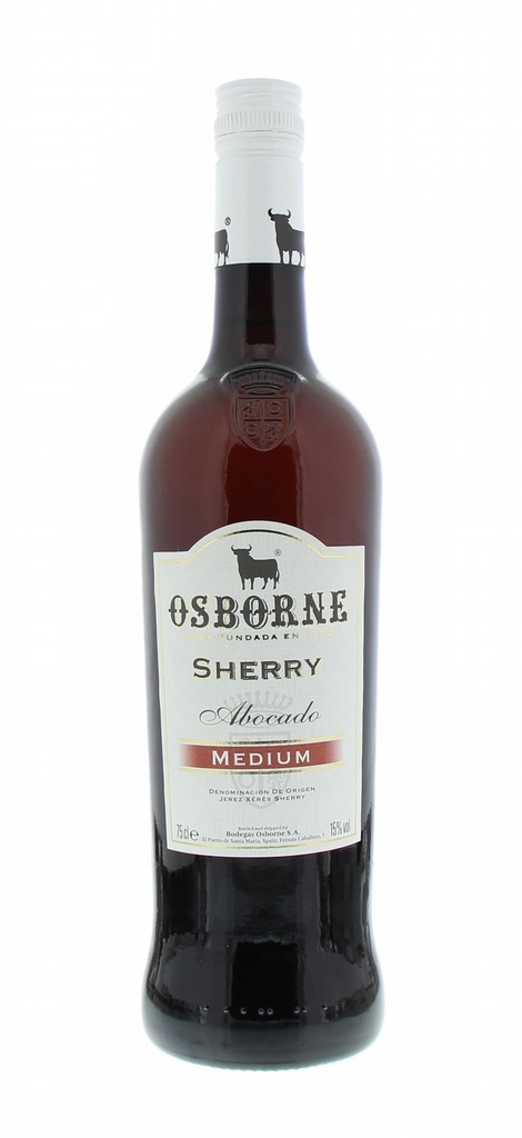 Osborne Medium Abocado Sherry 75cl (R) x6