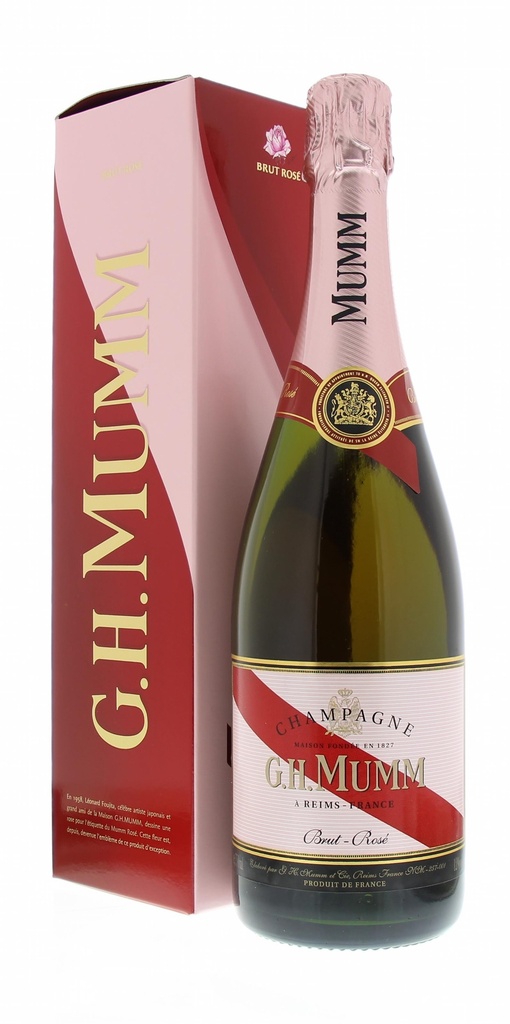 Mumm Cordon Rose Etui 75cl 12°  (R) GBX x6