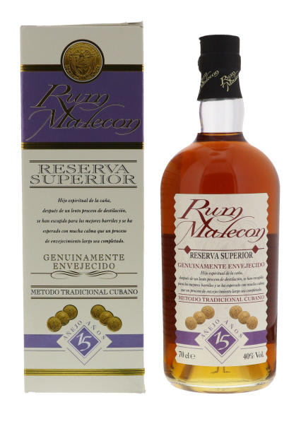 Malecon Reserva Superior 15 YO + GBX 70cl 40° (R) x6