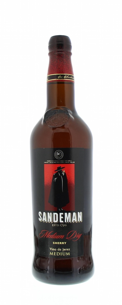 Sandeman Medium Dry Sherry 75cl 15° (R) x6