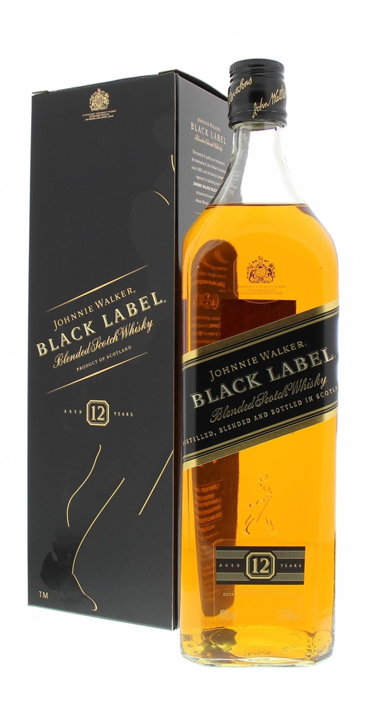 Johnnie Walker Black Label 100cl 40° (R) GBX x12