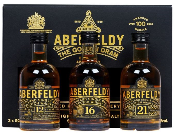 Aberfeldy Discovery Pack (12 YO + 16 21 YO ) 3x5cl 40° (R) GBX x6