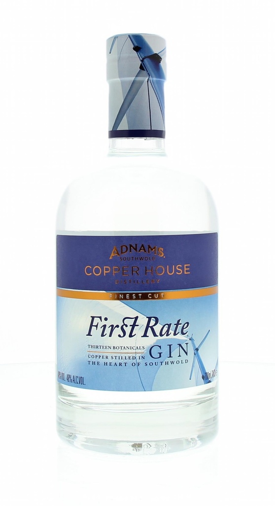Adnams First Rate Gin 70cl 48° (R) x6