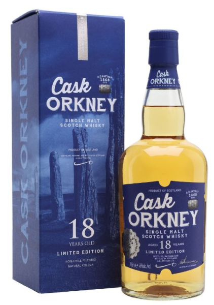 A. D. Rattray Cask Orkney Small Batch 18 Years 70cl 46° (R) GBX x6