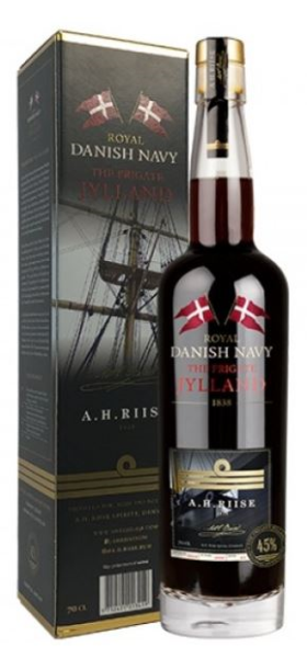 A.H. Riise Fregatten Jylland Danish Navy Rum 70cl 45° (R) GBX x6