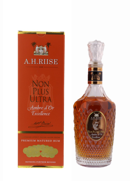 A.H. Riise Non Plus Ultra Ambre d'Or Rum 70cl 42° (R) GBX x6