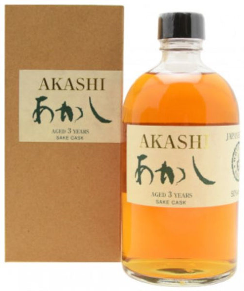 Akashi Single Malt 3 YO Sake Cask 50cl 50° (R) GBX x6