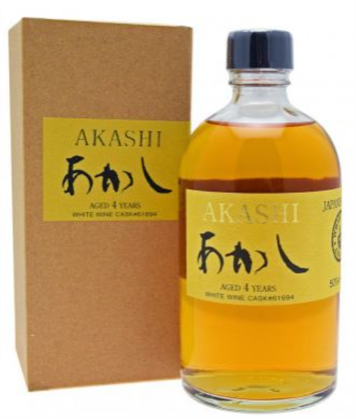 Akashi Single Malt 4 YO White Wine 50cl 50° (R) GBX x6