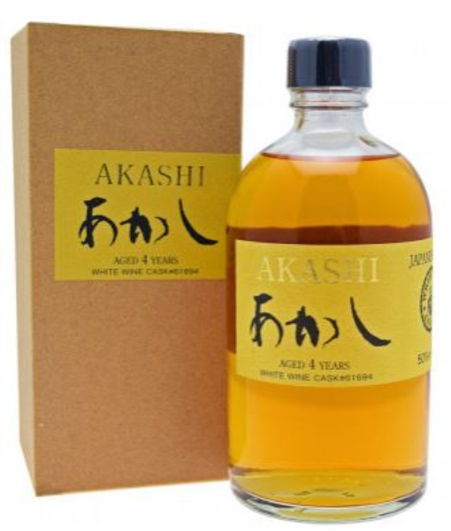 Akashi Single Malt 4 Years White Wine 50cl 50° (R) GBX x6