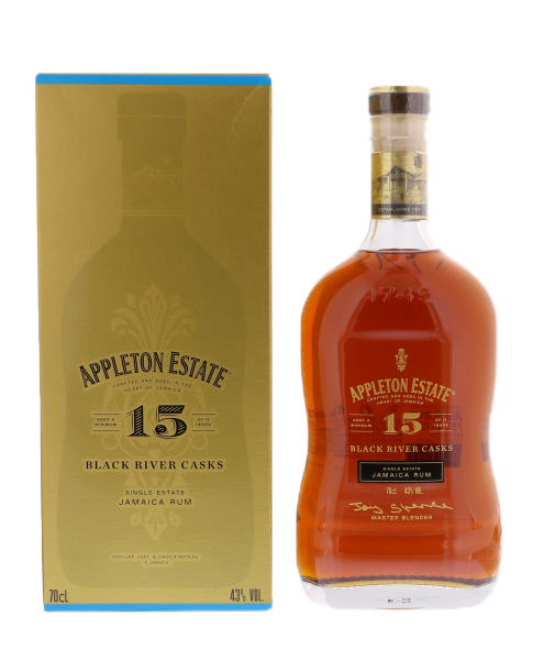 Appleton Estate 15 YO Black River Casks 70cl 43° (R) GBX x6
