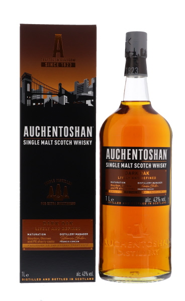 Auchentoshan Dark Oak 100cl 43° (R) GBX x12