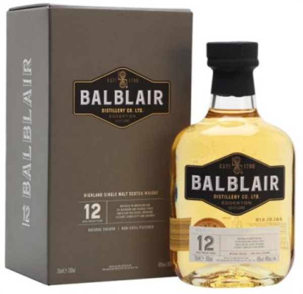 Balblair 12 YO 70cl 46° (R) GBX x3