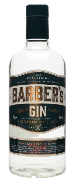 Barbers Gin 70cl 40° (R) x6
