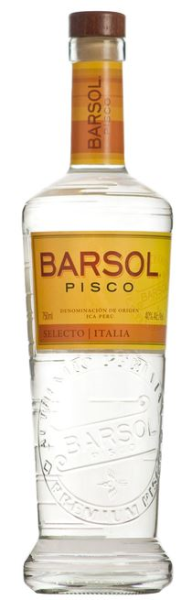 Barsol Pisco Italia 70cl 41,3° (NR) x6
