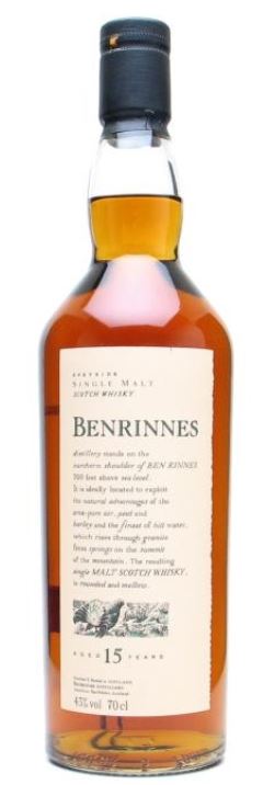 Benrinnes 15 YO (Flora & Fauna) 70cl 43° (R) x6