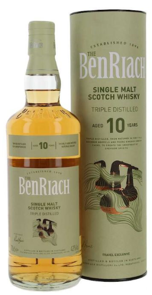 Benriach 10 YO Triple Distilled 70cl 43° (R) GBX x6