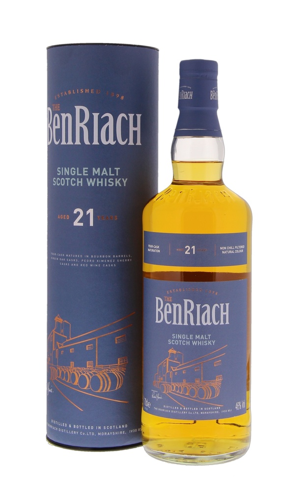 Benriach 21 YO 70cl 46° (R) GBX x6