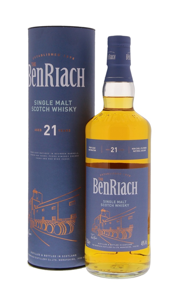 Benriach 21 Years 70cl 46° (R) GBX x6