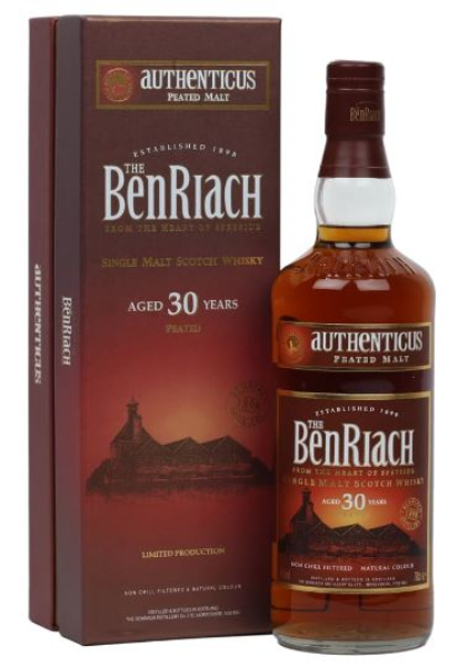 Benriach 30 YO Authenticus Peated Malt 70cl 46° (R) GBX x2