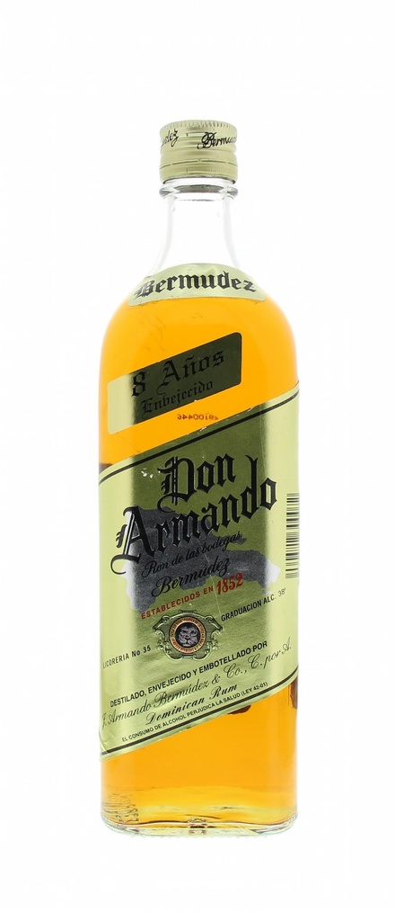 Bermudez Don Armando 8 Years Envejecido 70cl 38° (R) x6