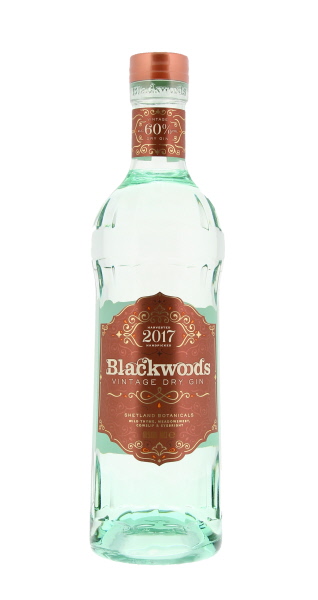 Blackwood's Vintage Dry Gin 2017 70cl 60° (R) x6