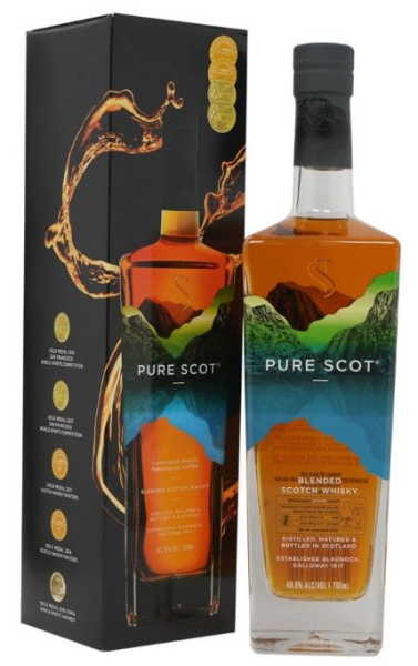 Bladnoch Pure Scot Blended 70cl 40° + GBX (R) x6