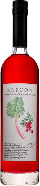 Brecon Rhubarb & Cranberry Gin 70cl 37,5° (R) x6