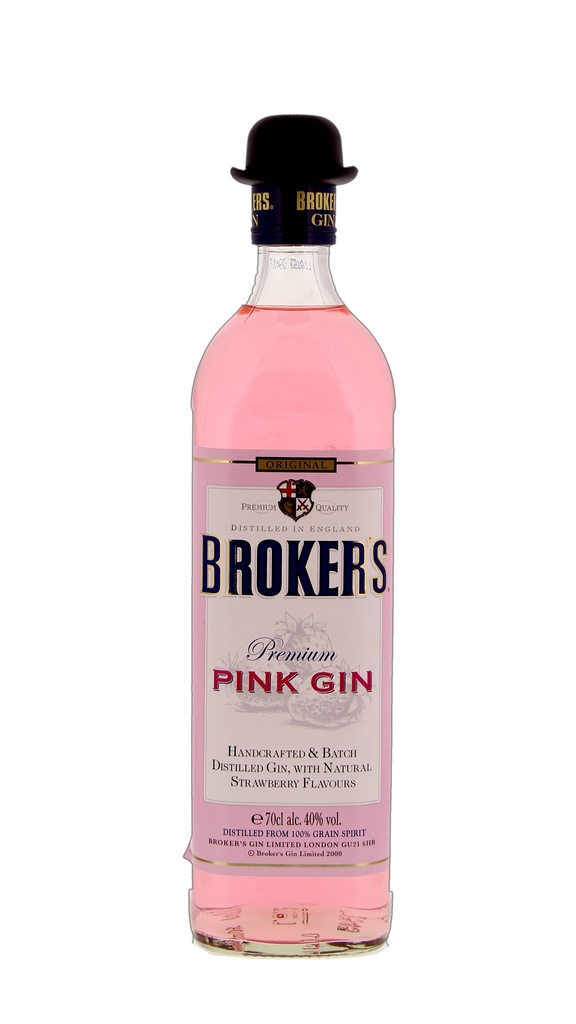 Broker's Pink Gin 70cl 40° (R) x6