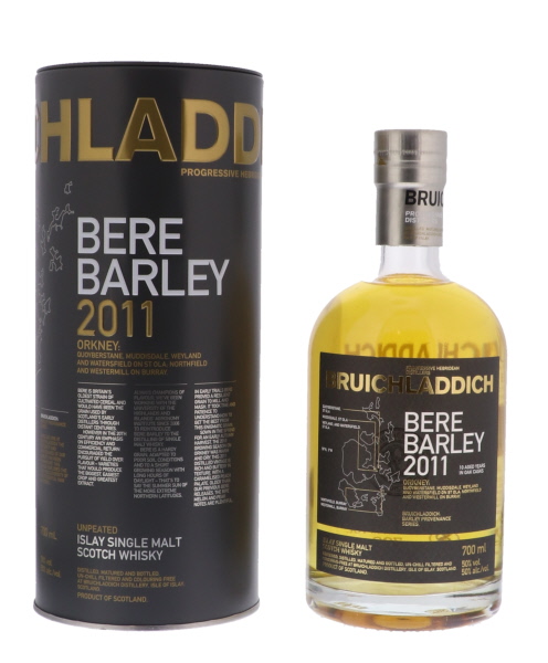 Bruichladdich Bere Barley 2011 70cl 50° (R) GBX x6