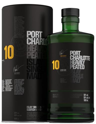 Bruichladdich Port Charlotte 10 YO 100cl 50° (R) GBX x6