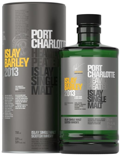 Bruichladdich Port Charlotte Islay Barley 2013 70cl 50° (NR) GBX x6