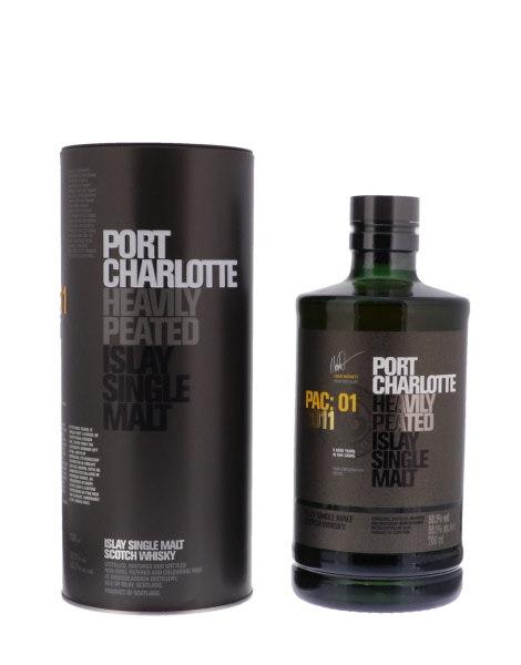 Bruichladdich Port Charlotte PAC 01 2011 70cl 56,1° (R) GBX x6