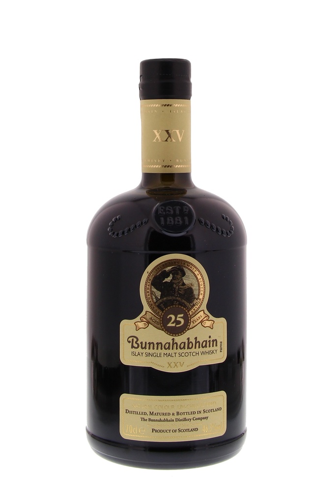 Bunnahabhain 25 YO 70cl 46,3° (R) GBX x6