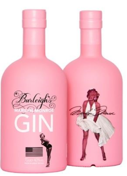 Burleighs Gin "Marilyn Monroe Edition" 70cl 40° (R) x6
