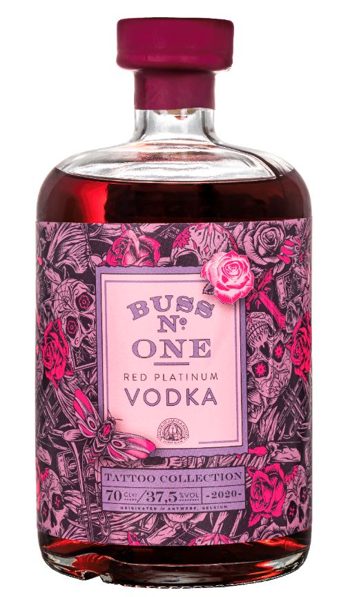 Buss N° One Red Platinum Vodka 70cl 37,5° (R) x6