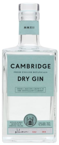 Cambridge Dry Gin 70cl 42° (NR) x6