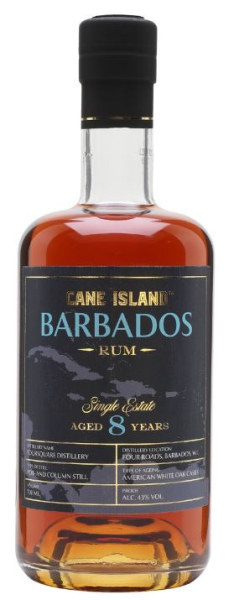 Cane Island Single Estate Barbados 8 YO 70cl 43° (R) x6