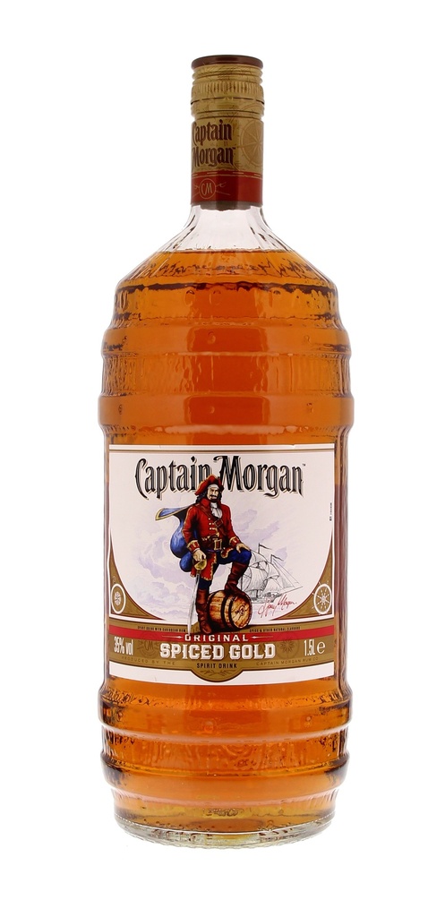 Captain Morgan Spiced Gold Barrel Bottle 1,5L 35° (R) x6