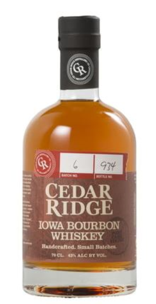 Cedar Ridge Iowa Bourbon Port Cask Finish 70cl 43° (R) x6